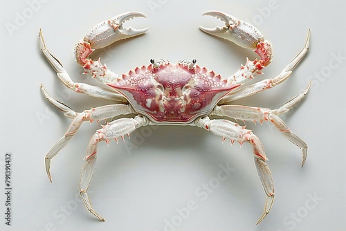 Crab isolated on white background, Clipping Paths included