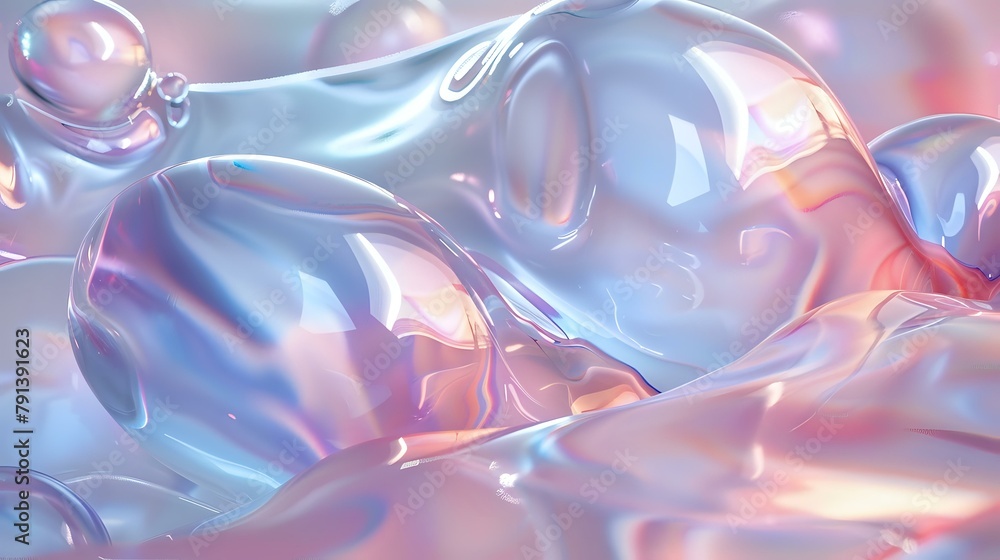 Modern Serenity: Soft and Ethereal Shapes in Tranquil Light Modern Serenity: Soft and Ethereal Shapes in Tranquil Light