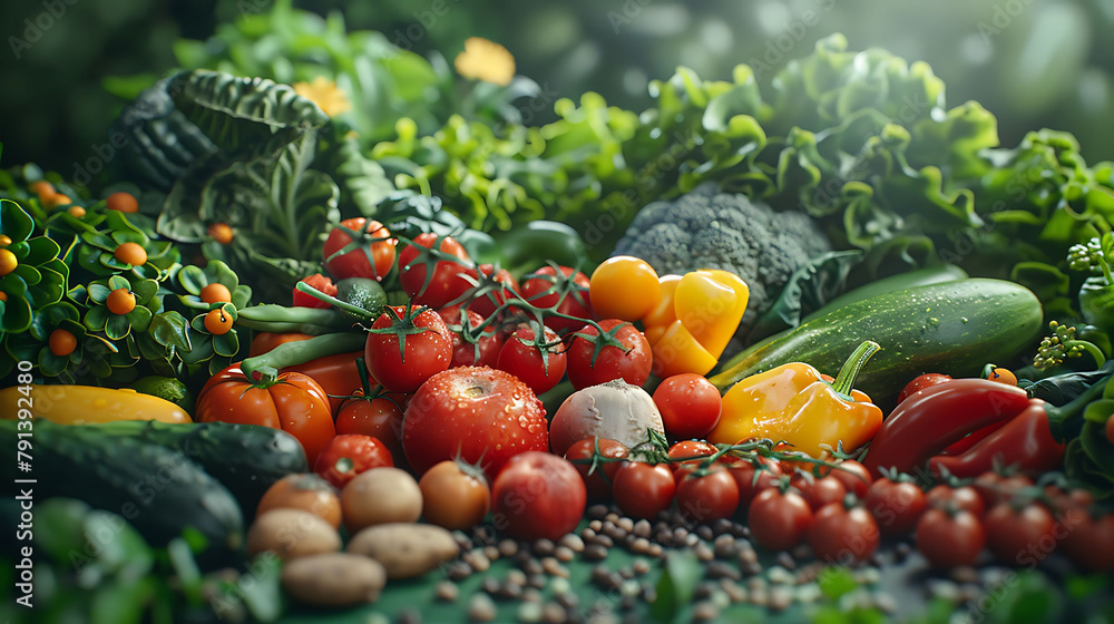 healthy food, hyperrealistic food photography