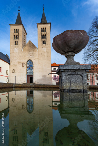 Premonstratensian Monastery from 12th century. Milevsko, Czech Republic. photo