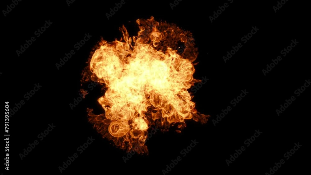 Magical fiery circle, enchanting video of flames on a black background. Magical fiery circle, enchanting video of flames on a black background.