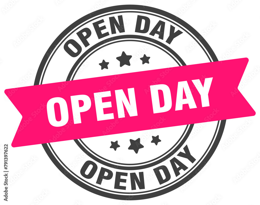 open day stamp. open day label on transparent background. round sign open day stamp. open day label on transparent background. round sign