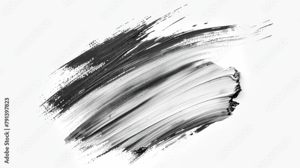 Abstract Black and White Brush Stroke Texture Abstract Black and White Brush Stroke Texture