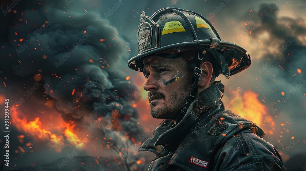 International Firefighters Day, firefighter extinguish the fire International Firefighters Day, firefighter extinguish the fire