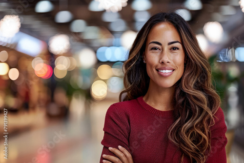 Young diverse woman lifestyle portrait.