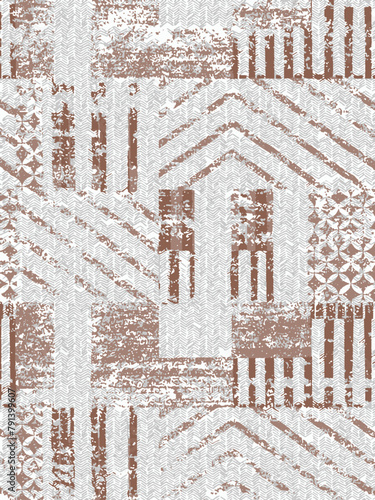 modern unique trendy boho canvas textures earth natural colors patterns with stripes textural, motifs  watercolor line geometric art pattern design  
