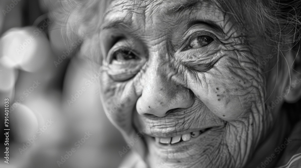 With each smile the delicate folds of her laughter lines only grow more prominent revealing years of laughter and joy. . With each smile the delicate folds of her laughter lines only grow more prominent revealing years of laughter and joy. .