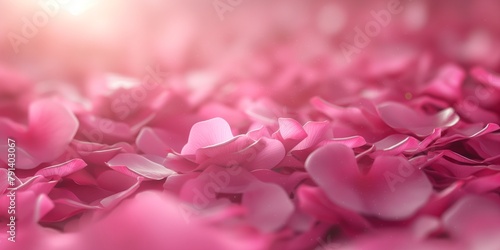 pink rose petals