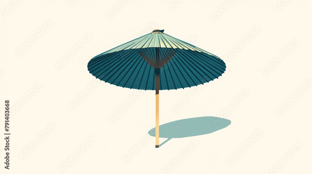 A parasol shaped mask icon stands out against a clean white background