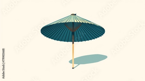 A parasol shaped mask icon stands out against a clean white background