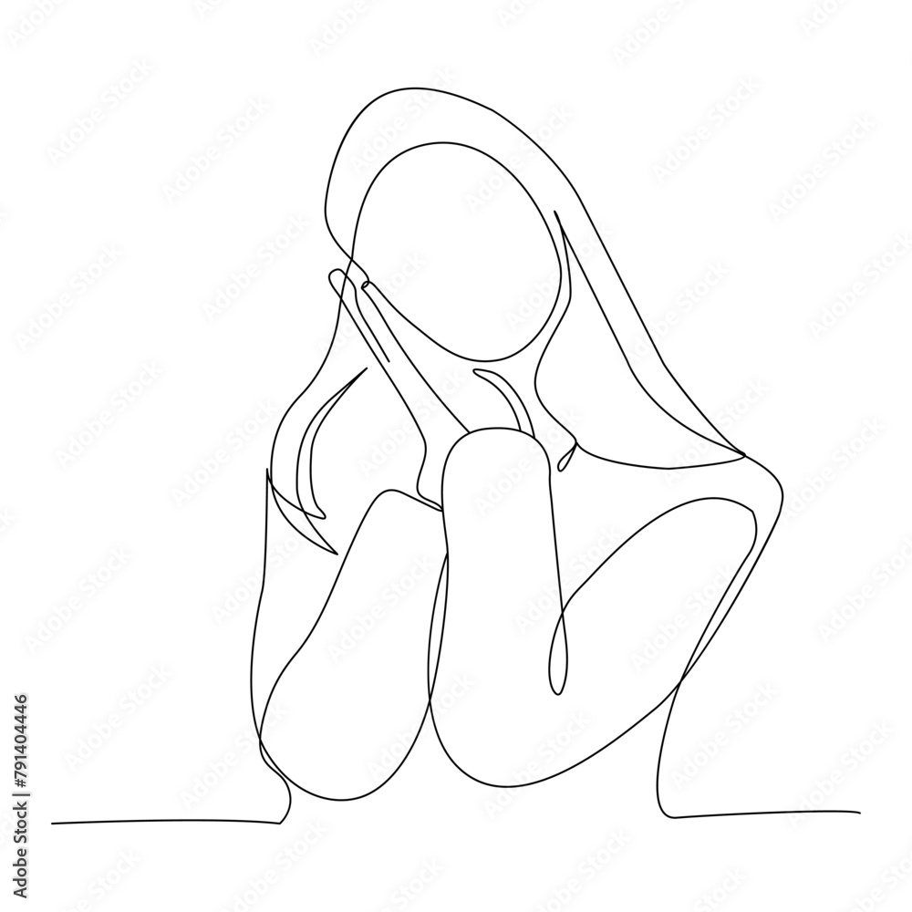 Continuous one line drawing of newborn baby sleeping on mother hands. Mother and baby line art style of vector illustration, Continuous one line drawing of newborn baby sleeping on mother hands. Mother and baby line art style of vector illustration,