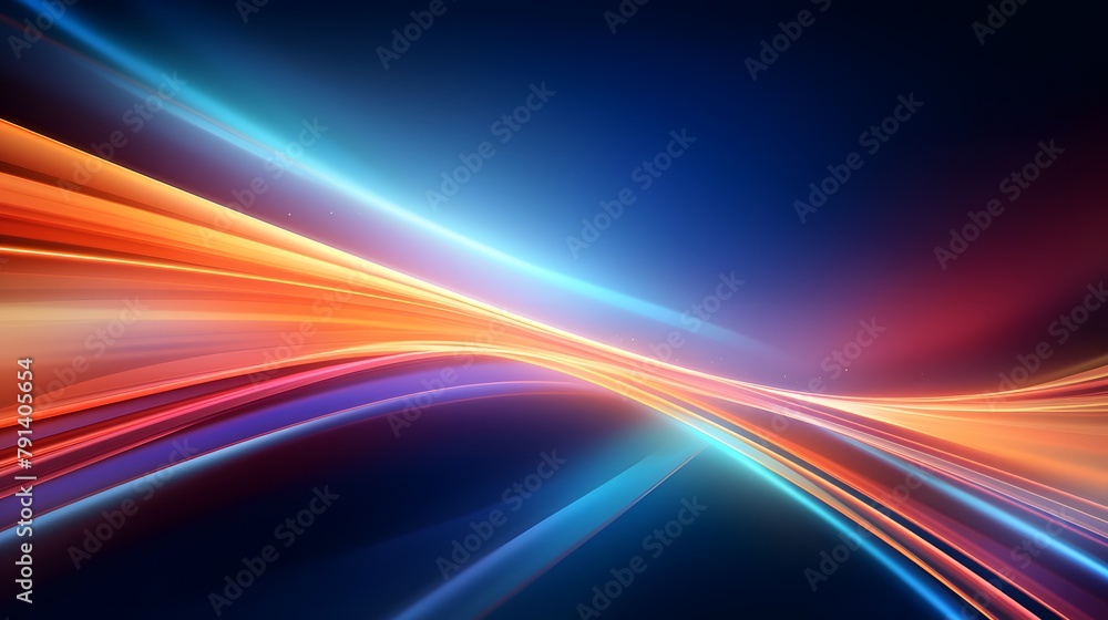 Modern abstract high-speed light effect. Abstract background with curved beams of light. Technology futuristic dynamic motion. Movement pattern for banner or poster design background concept. Modern abstract high-speed light effect. Abstract background with curved beams of light. Technology futuristic dynamic motion. Movement pattern for banner or poster design background concept.