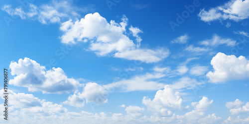 white cloud with blue sky background. blue sky with white cloud background.