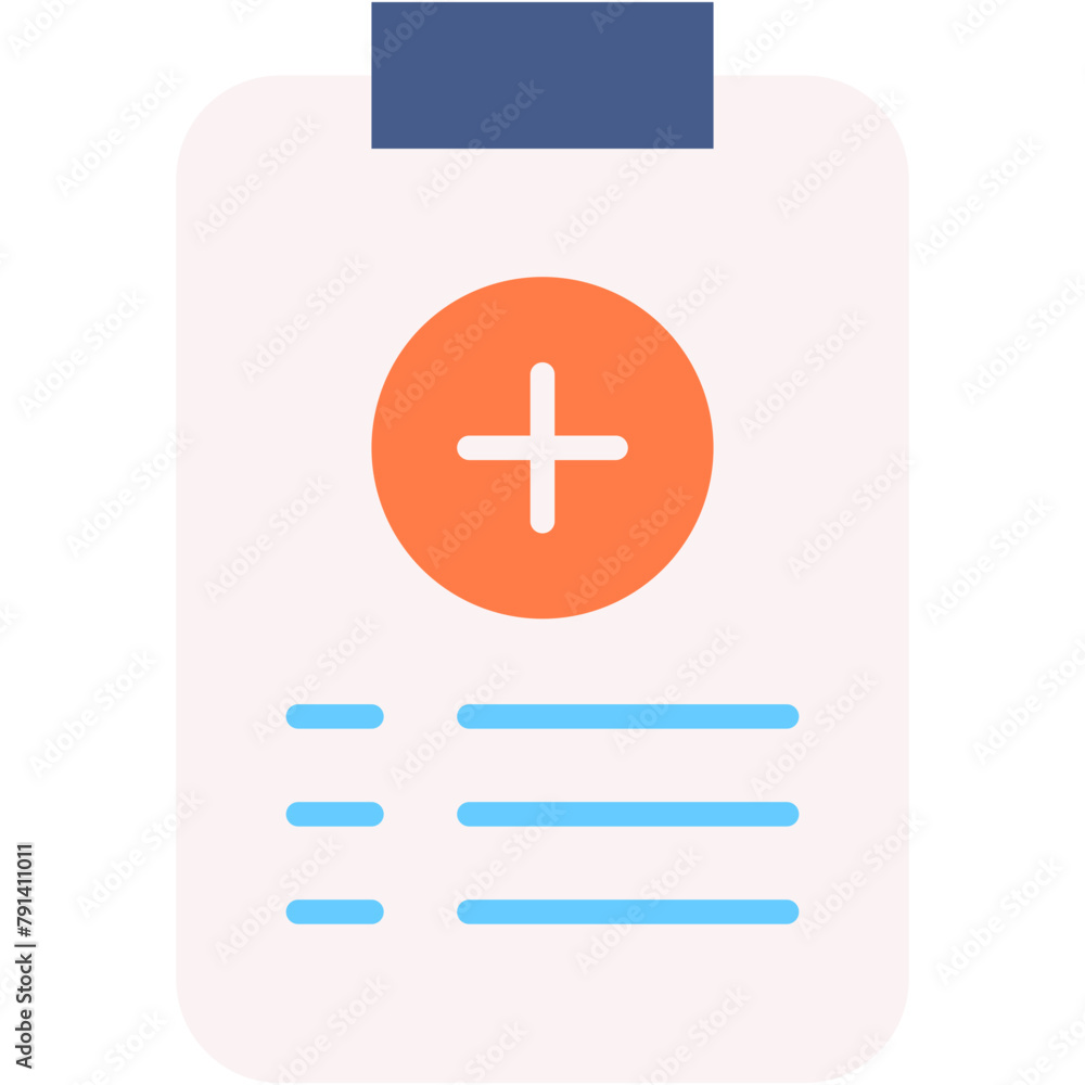 Fototapeta premium clipboard, medical, patient, patient report, report Icon