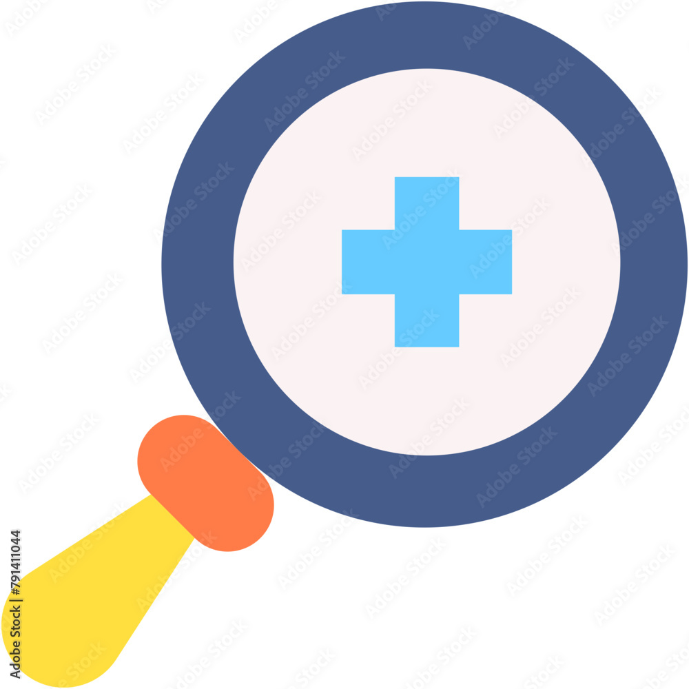 health, magnify, scan, medical, magnifying glass Icon health, magnify, scan, medical, magnifying glass Icon