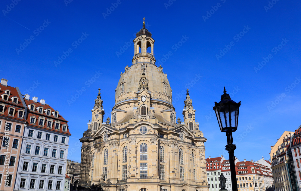 Germany, Saxony, Dresden, Exterior of Dresden Frauenkirche Germany, Saxony, Dresden, Exterior of Dresden Frauenkirche