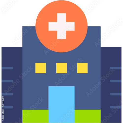 hospital, facility, clinic, medical, bulding Icon