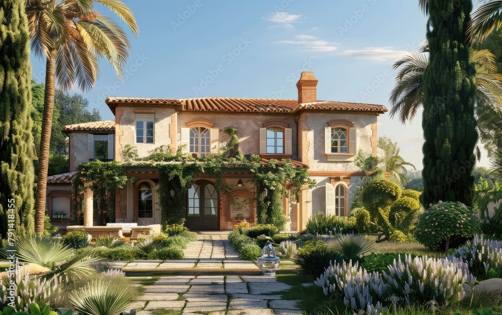 Mediterranean Villa Charm, Terrace Treasures Unveiled, Embracing the Mediterranean Villa Aesthetic