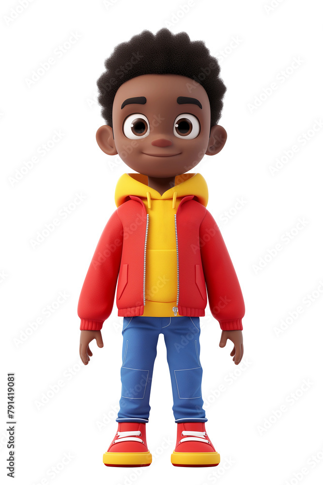 Cute Boy Happy Cartoon Character Cute Boy Happy Cartoon Character