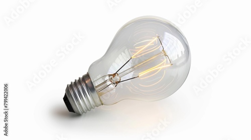 A light bulb, isolated on white background