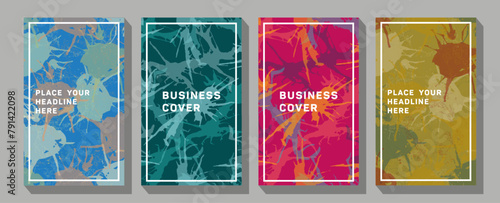 Wallpaper Mural Modern abstract line leaves in lines and arts background with different shapes for wall decoration, postcard or brochure cover design. Torontodigital.ca