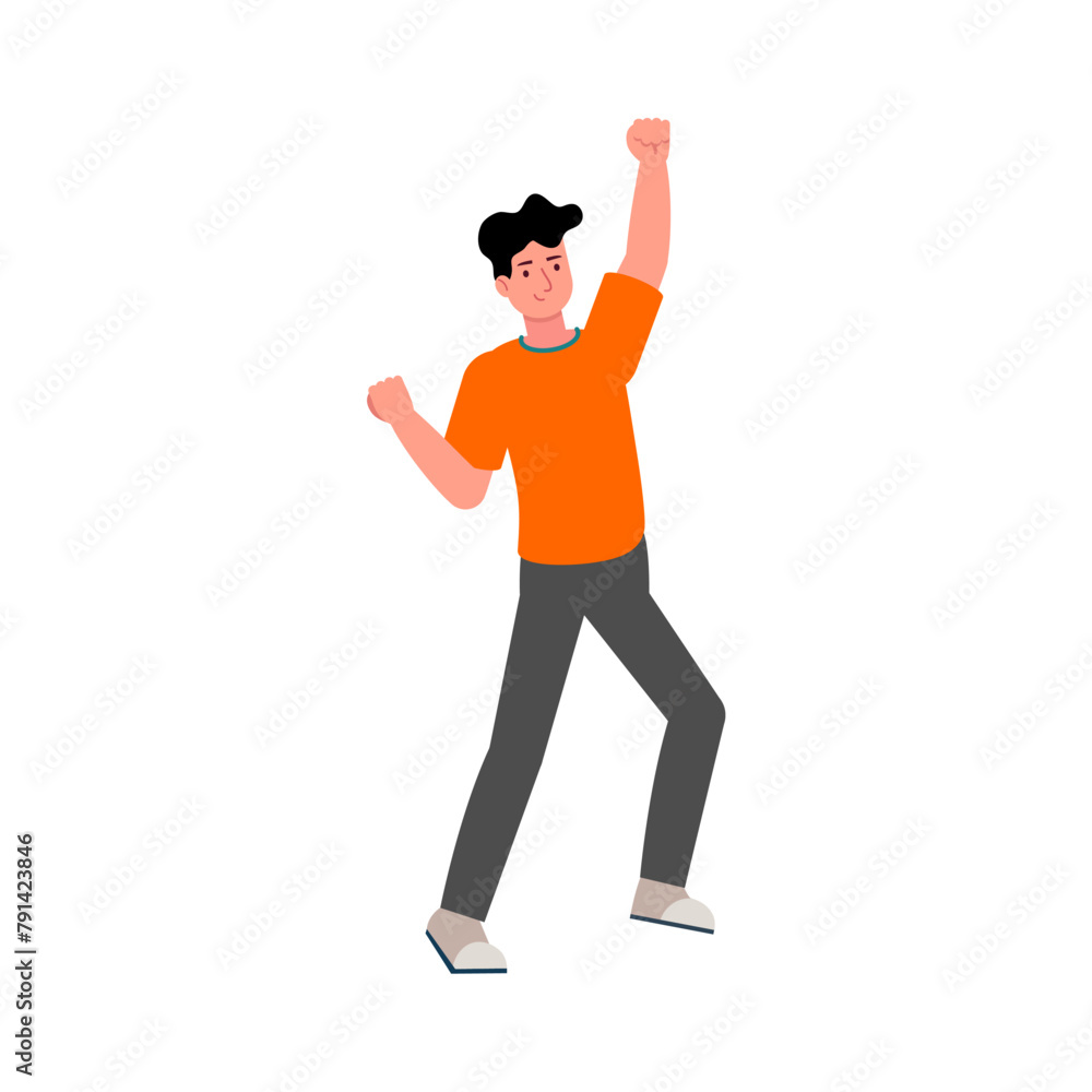 poses of people in orange clothes with various expressions face poses of people in orange clothes with various expressions face
