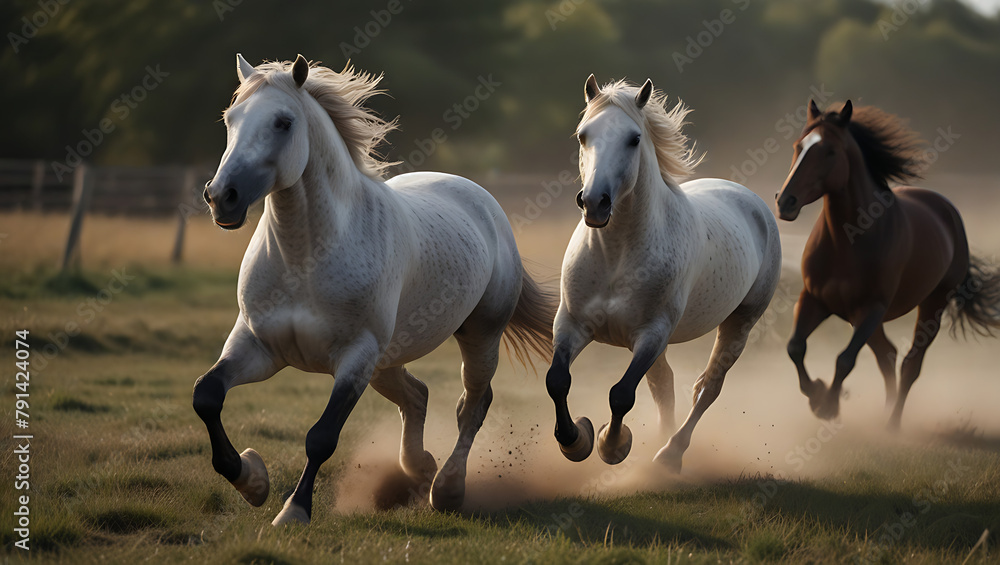 Obraz premium horse in the field