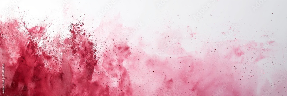 An image depicting a soft pink smoke cloud dispersing on a white background, conveying a sense of calm and gentleness