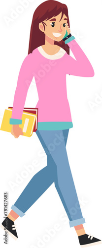 pose of woman in pink dress fashion