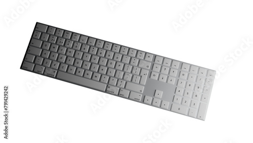 3d rendered illustration of a keyboard