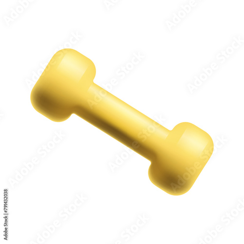 dumbbell isolated on white background