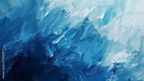 Blue paint background for graphics use. © Rashid
