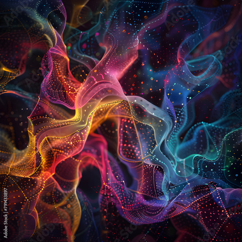 Quantum Gravity Theory: A Visual Interpretation of Particles Interactions and Spacetime Fabric