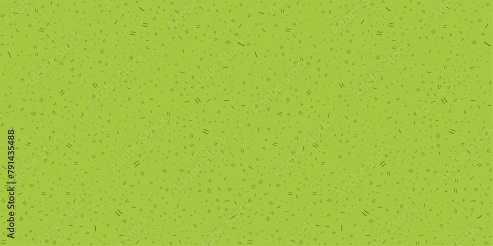 Cartoon Bright Green Grass Seamless Pattern. Fresh grass seamless pattern. Vector.