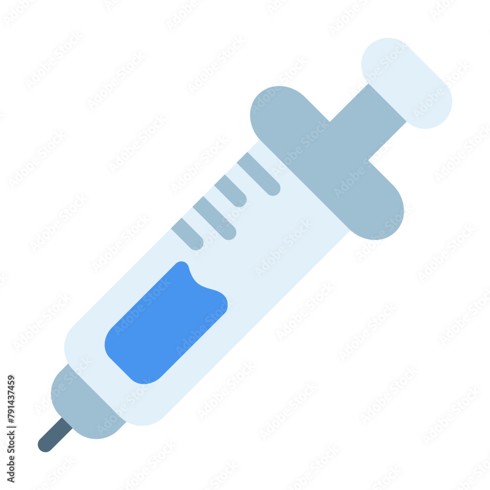 Syringe vector icon. medicine icon flat style. perfect use for logo, presentation, website, and more. modern icon design color style