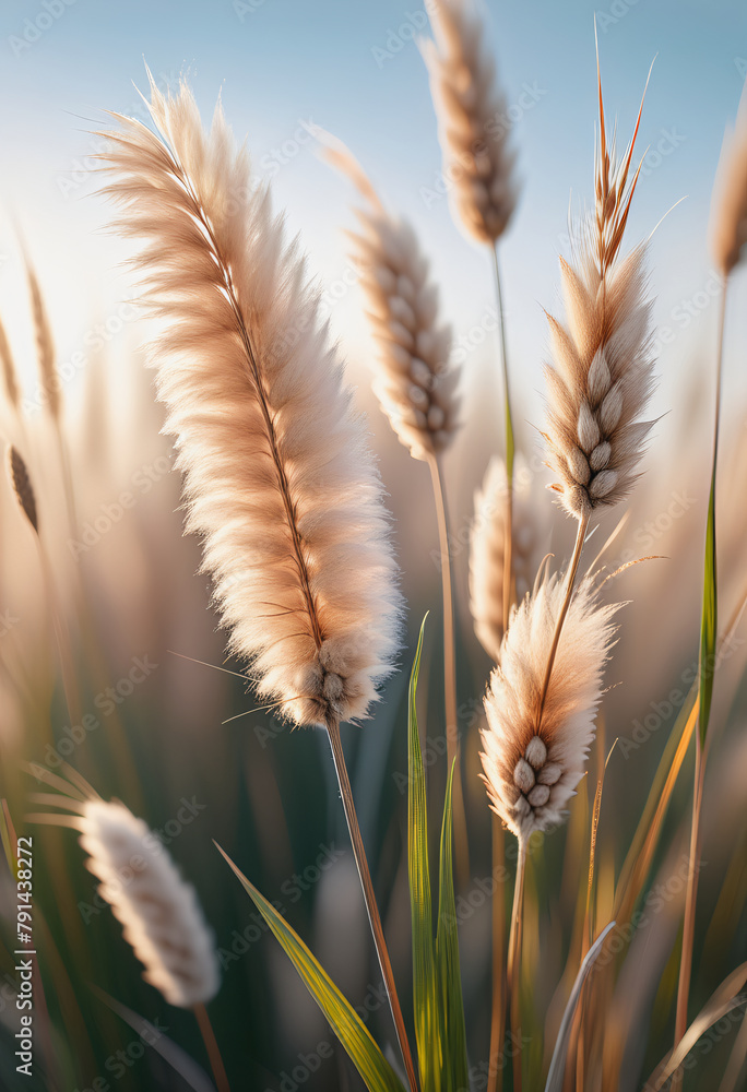 Dry bunny tail grass