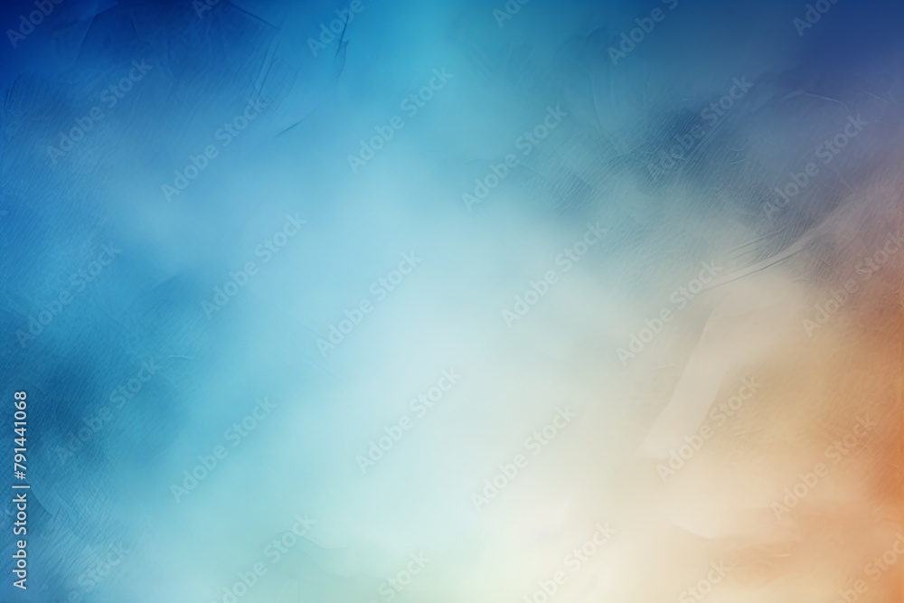 Beige and blue colors abstract gradient background in the style of, grainy texture, blurred, banner design, dark color backgrounds, beautiful with copy space for photo text or product, blank empty cop