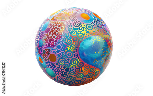 Earth Globe Illustration Vibrance Isolated On Transparent Background PNG.