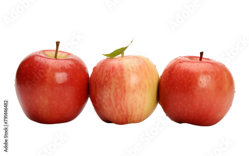Tiny Baby Apples Isolated On Transparent Background PNG.