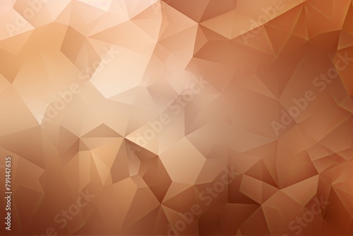 Brown abstract background with low poly design, vector illustration in the style of brown color palette with copy space for photo text or product, blank empty copyspace 