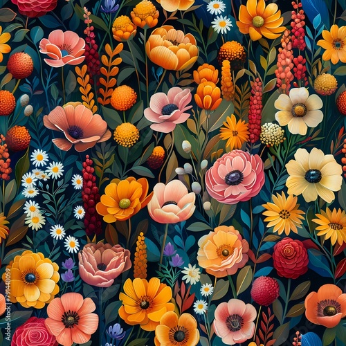 Lush Floral Illustration