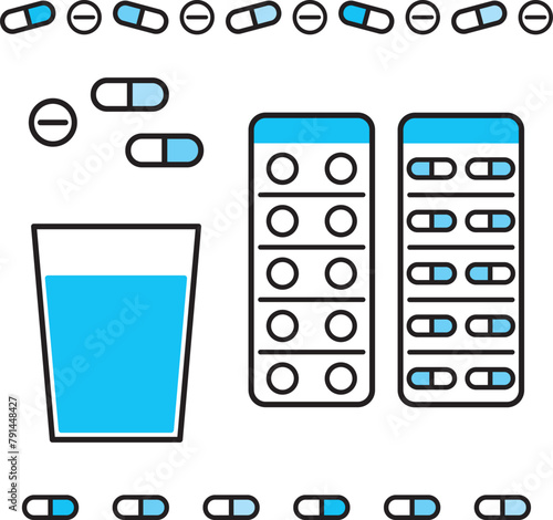 飲み薬　錠剤　カプセル