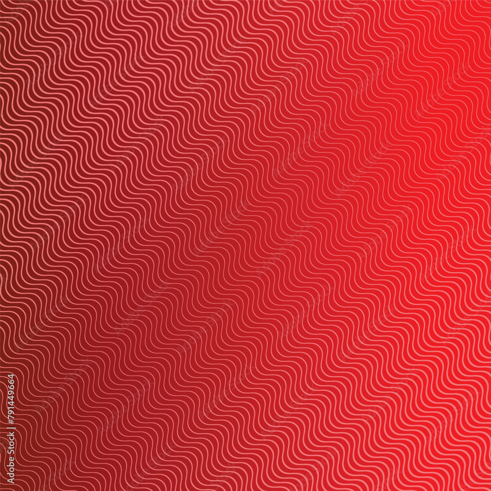 Trendy geometric design - Red abstract background