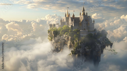 Distant fantasy castle © UsamaR