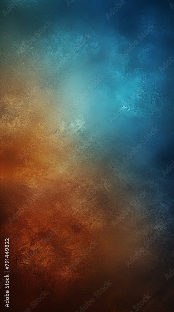 Brown and blue colors abstract gradient background in the style of, grainy texture, blurred, banner design, dark color backgrounds, beautiful with copy space for photo text or product, blank empty cop