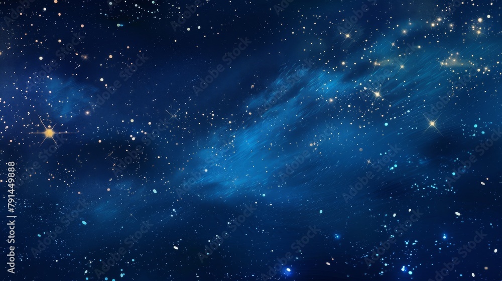 Obraz premium Defocused magic stars background with beautiful bokeh