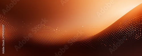 Brown background with a gradient and halftone pattern of dots. High resolution vector illustration in the style of professional photography. High definition and high detail with high quality and high 