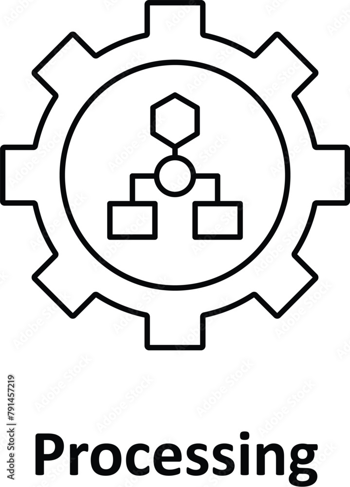 Processing Vector icon which can easily modify or edit Processing Vector icon which can easily modify or edit