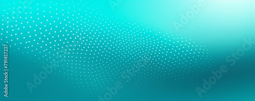 Cyan background with a gradient and halftone pattern of dots. High resolution vector illustration in the style of professional photography. High definition and high detail with high quality and high c