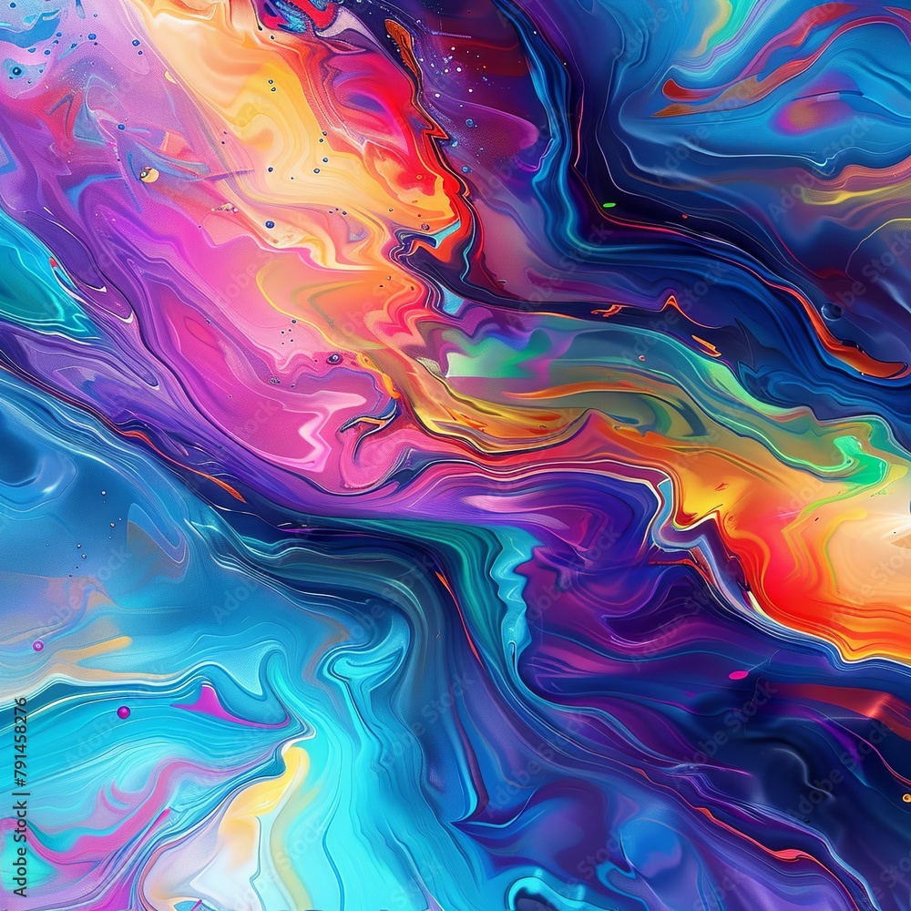 
Colorful abstract painting pattern new quality universal colorful technology stock image illustration design generative ai


